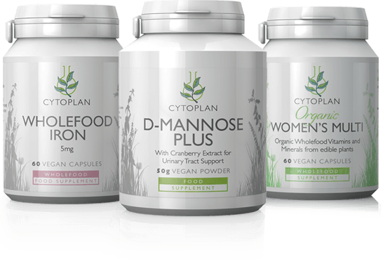 Organic Women’s Multi, Wholefood Iron, D-Mannose Plus
